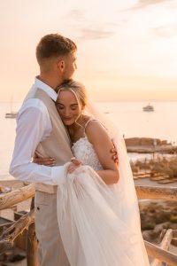 Ibiza sunset Wedding photo